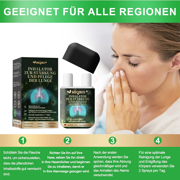 Lungenpflege-Inhalator | Sicherer und effektiver Weg zur Entgiftung der Lunge