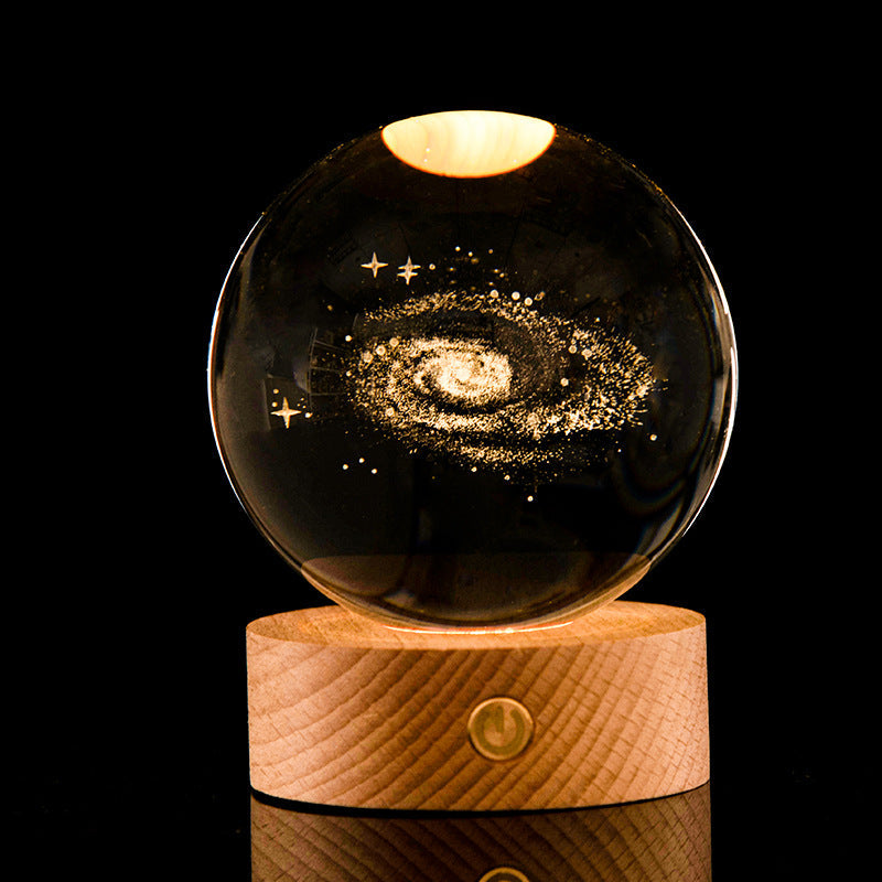 Galaxy Crystal Ball Lampe