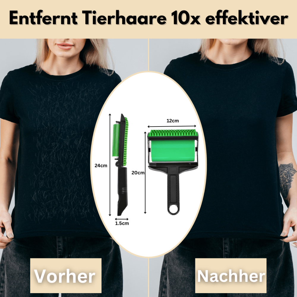 AllesHaustier | Das Stickly Tierhaarentferner & Pflege- Set