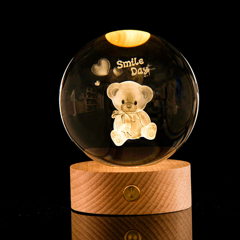 Galaxy Crystal Ball Lampe