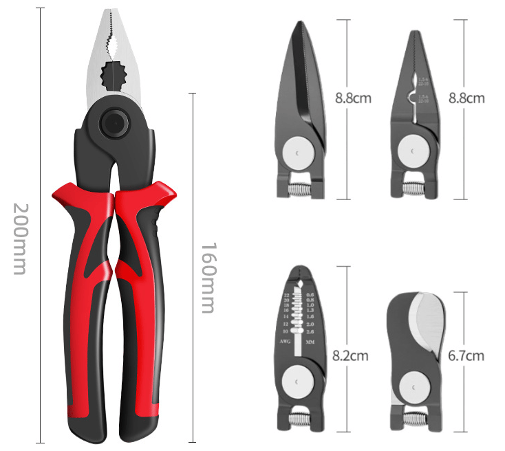 5 in 1 All-in-One-Werkzeugsatz für schwere Arbeiten