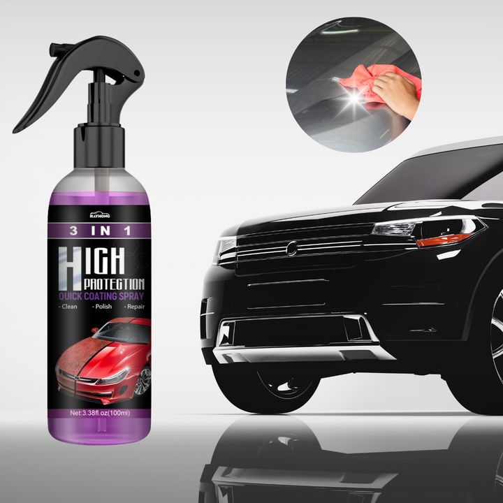 3 in 1 Nano Spray | Ultimativer Autoglanz