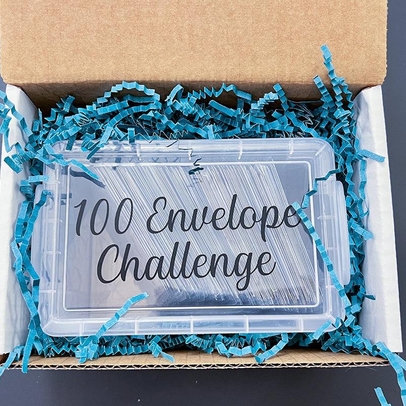 Challenge-Box-Set mit 100 Umschlägen | Sparen sie