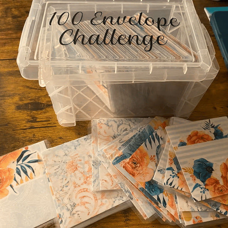 Challenge-Box-Set mit 100 Umschlägen | Sparen sie