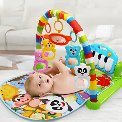 Musikalische Spielmatte für Babys | Anregend, Sicher & Bequem