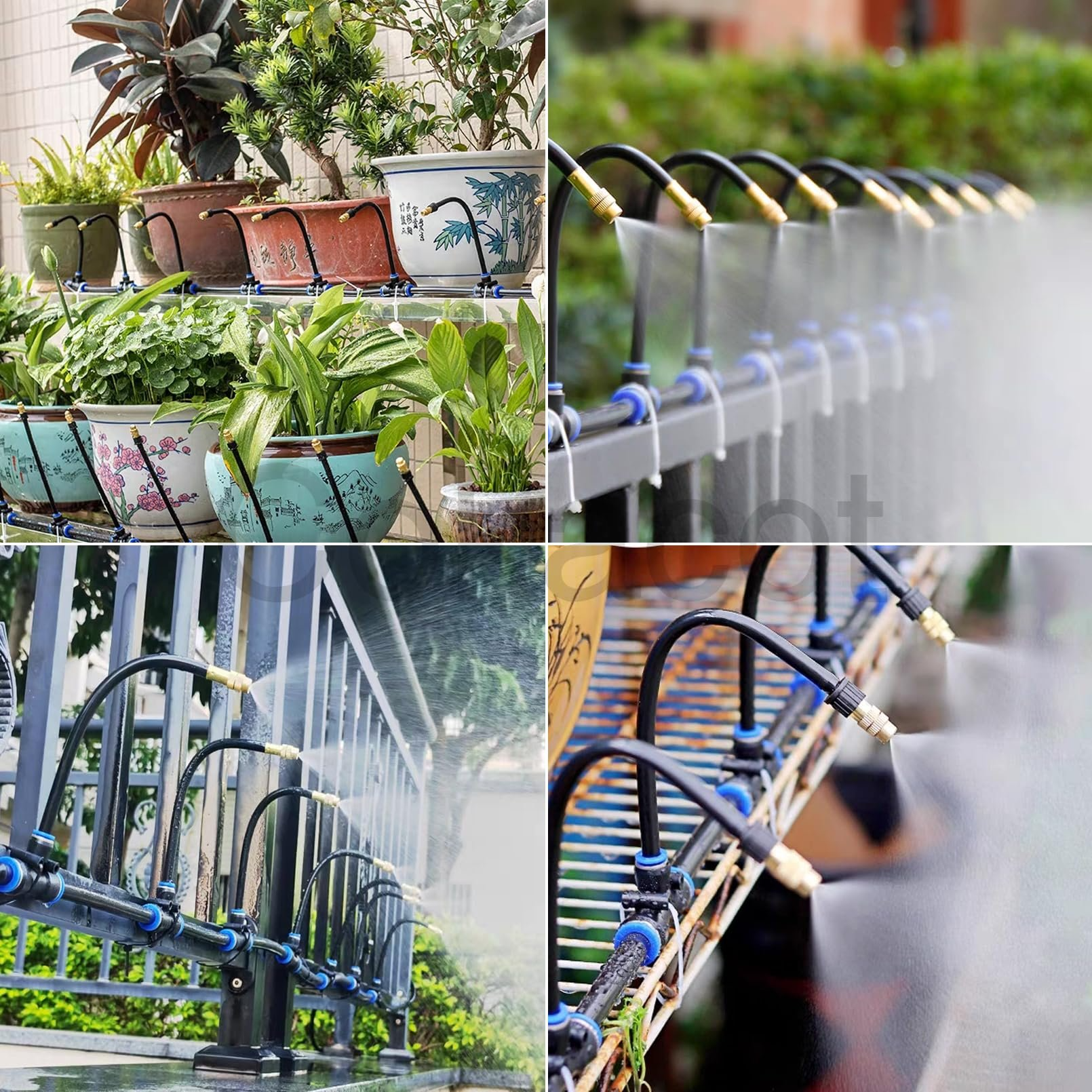 360° Garten-Nebel-System | Intelligente Kühlung & Präzise Bewässerung
