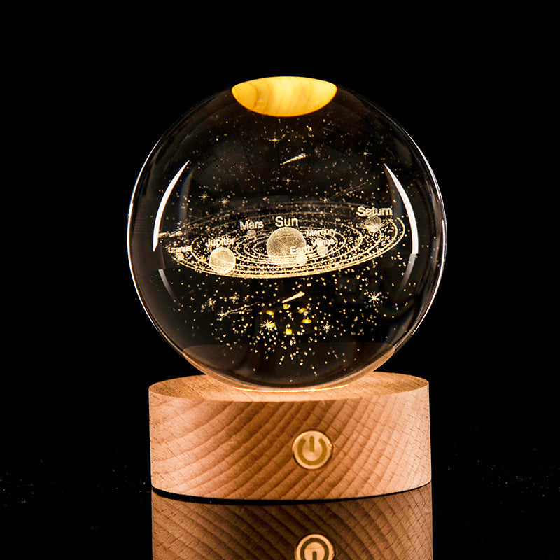 Galaxy Crystal Ball Lampe