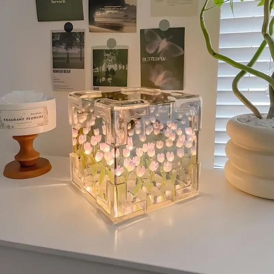 Blossom Box | Magisches Tulpenlicht