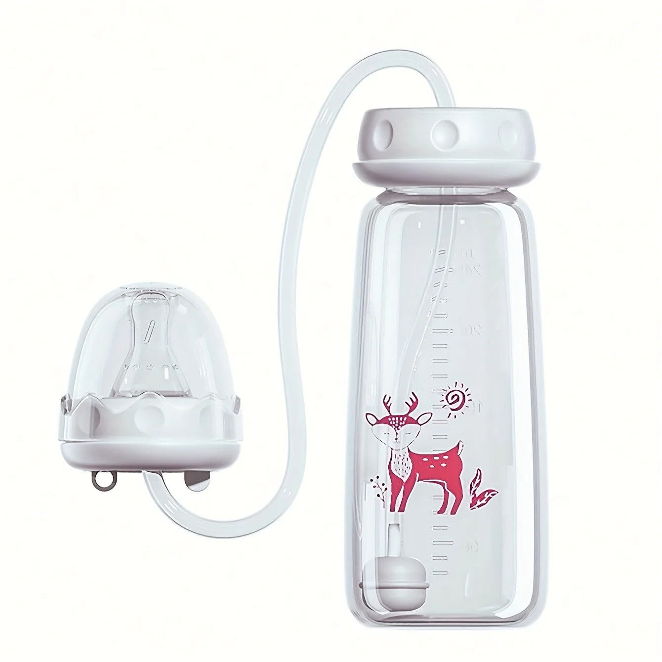Selbstfütternde Babyflasche | Auslaufsicher & Sicher für Ihr Baby - 1 + 1 Gratis!