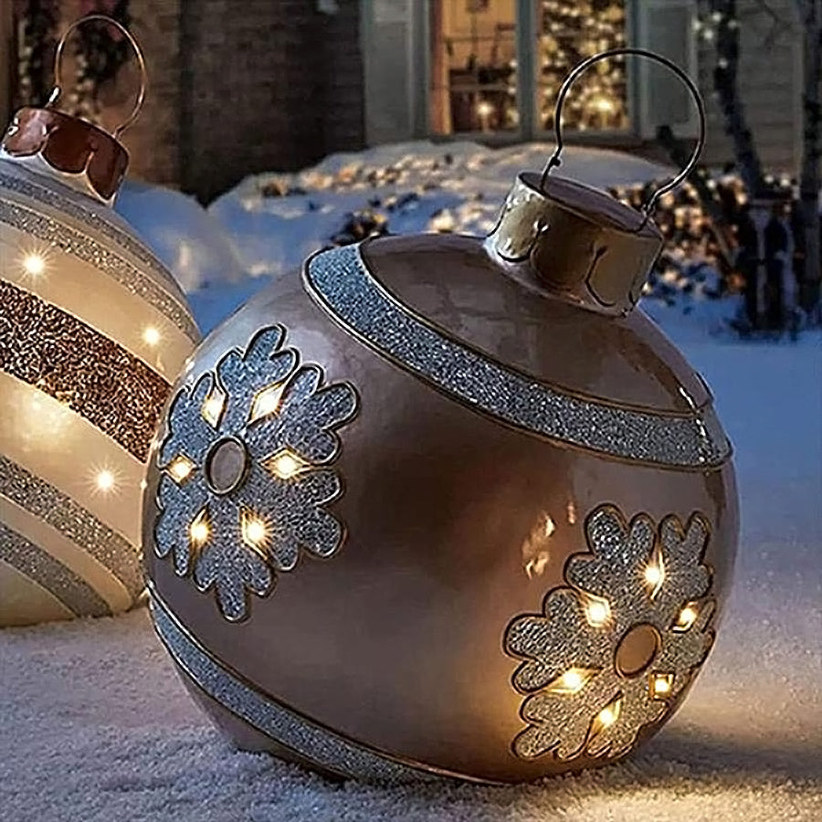 Zolara Aufblasbare Christbaumkugeln für drinnen und draußen