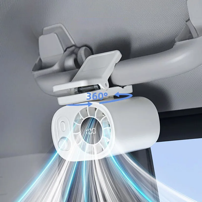 Turbo-Clip-Lüfter | Sofortige Clip-On-Kühlung für Dein Auto