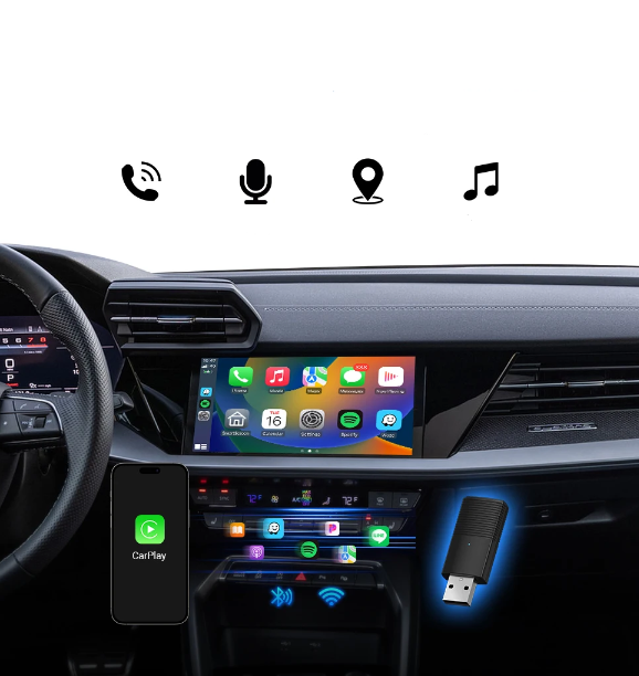 CarPlay-Adapter | Kabellose Verbindung zum Auto