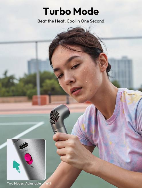Turbo-Cool-Taschenventilator | Ultra-Kühlung. Micro Größe