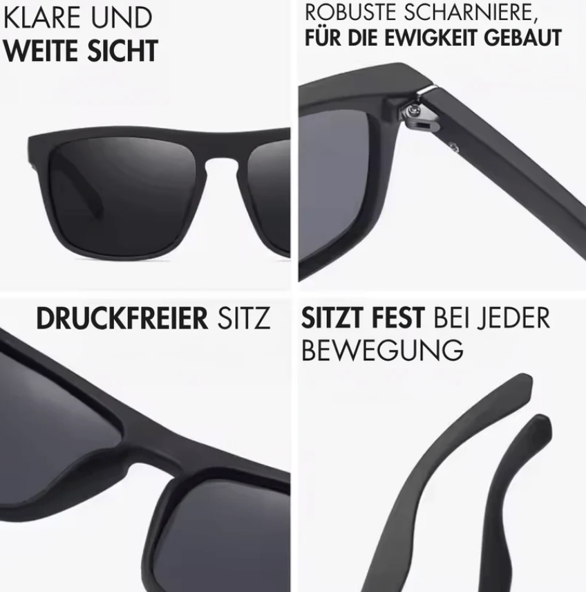 Polarisierte Sonnenbrille für Angler | Sicherer Sitz & Langanhaltender Komfort