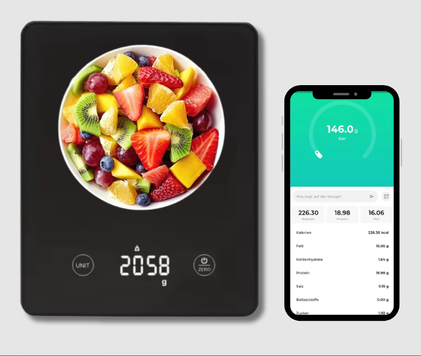 Vintara Intelligente Waage | Ihre Ernährung leicht gemacht
