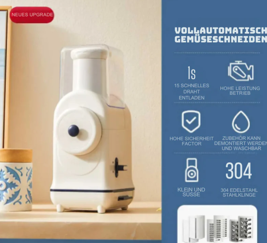 Elektrischer Gemüseschneider | Schnelle & Effiziente Essenszubereitung
