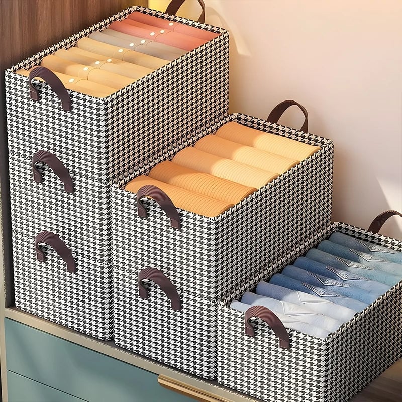 Faltbarer Jeans-Organizer | Für den Schrank