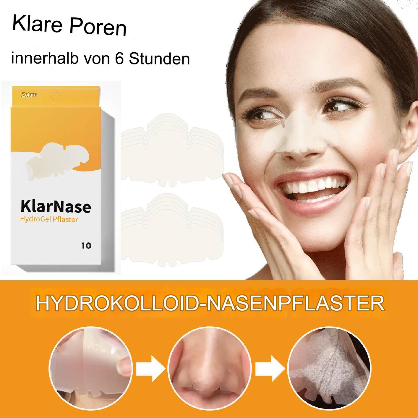 Zolara KlarNase HydroGel Pflaster