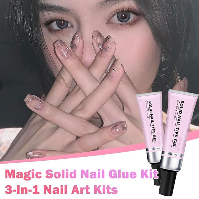 InstaHold Solid Nagelkleber-Set | Makellose Nägel zu Hause