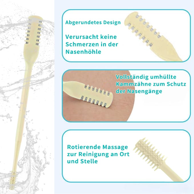 Präzisions-Nasenhaartrimmer | Sanft, langlebig, effektiv - Kaufen Sie 1 und erhalten Sie 2 gratis (3 Stück)