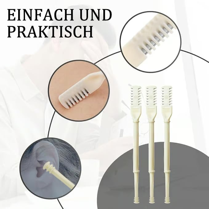 Präzisions-Nasenhaartrimmer | Sanft, langlebig, effektiv - Kaufen Sie 1 und erhalten Sie 2 gratis (3 Stück)