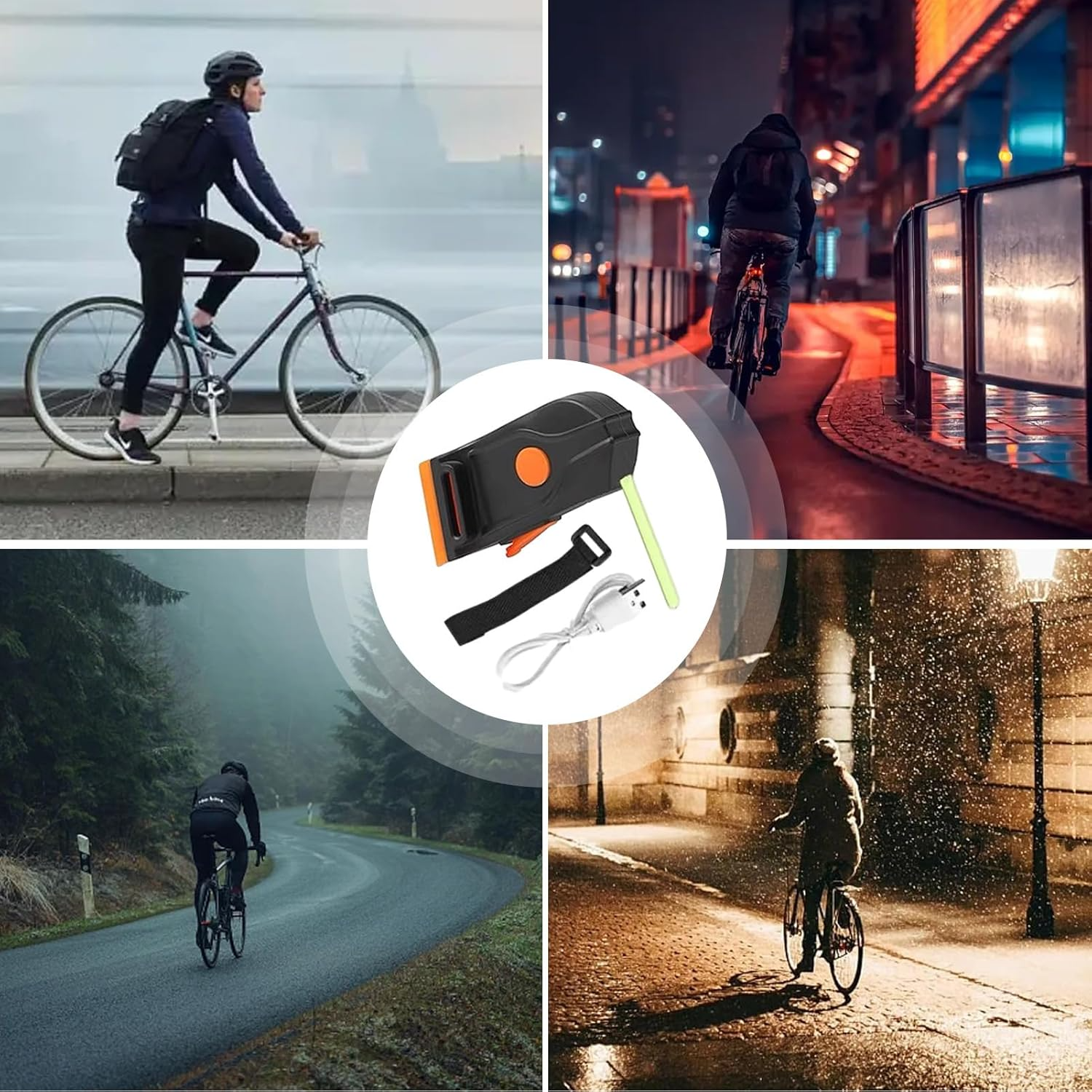 LED-Fahrrad-Rücklicht | Hell & Zuverlässig - 1 + 1 Gratis!