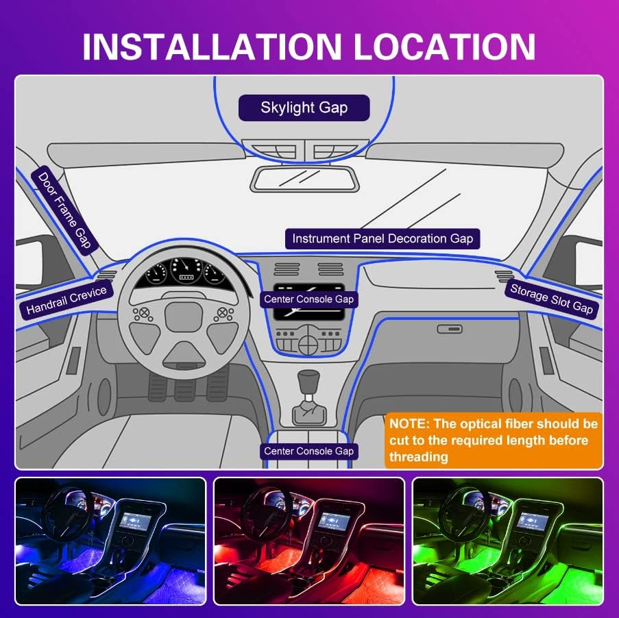 Auto-Innenraum-LED-Leuchte | Stilvolles Ambiente an jedem Ort