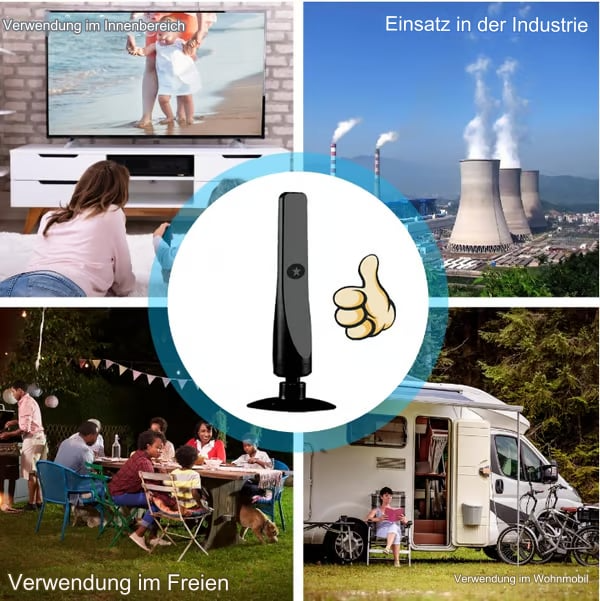 1080P HDTV-Antenne | Starkes Signal für maximale Kanäle