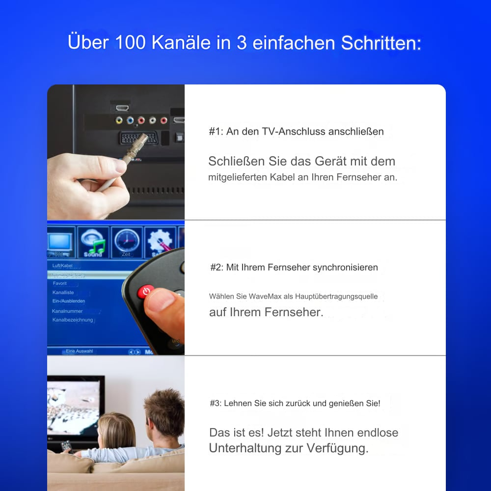 1080P HDTV-Antenne | Starkes Signal für maximale Kanäle