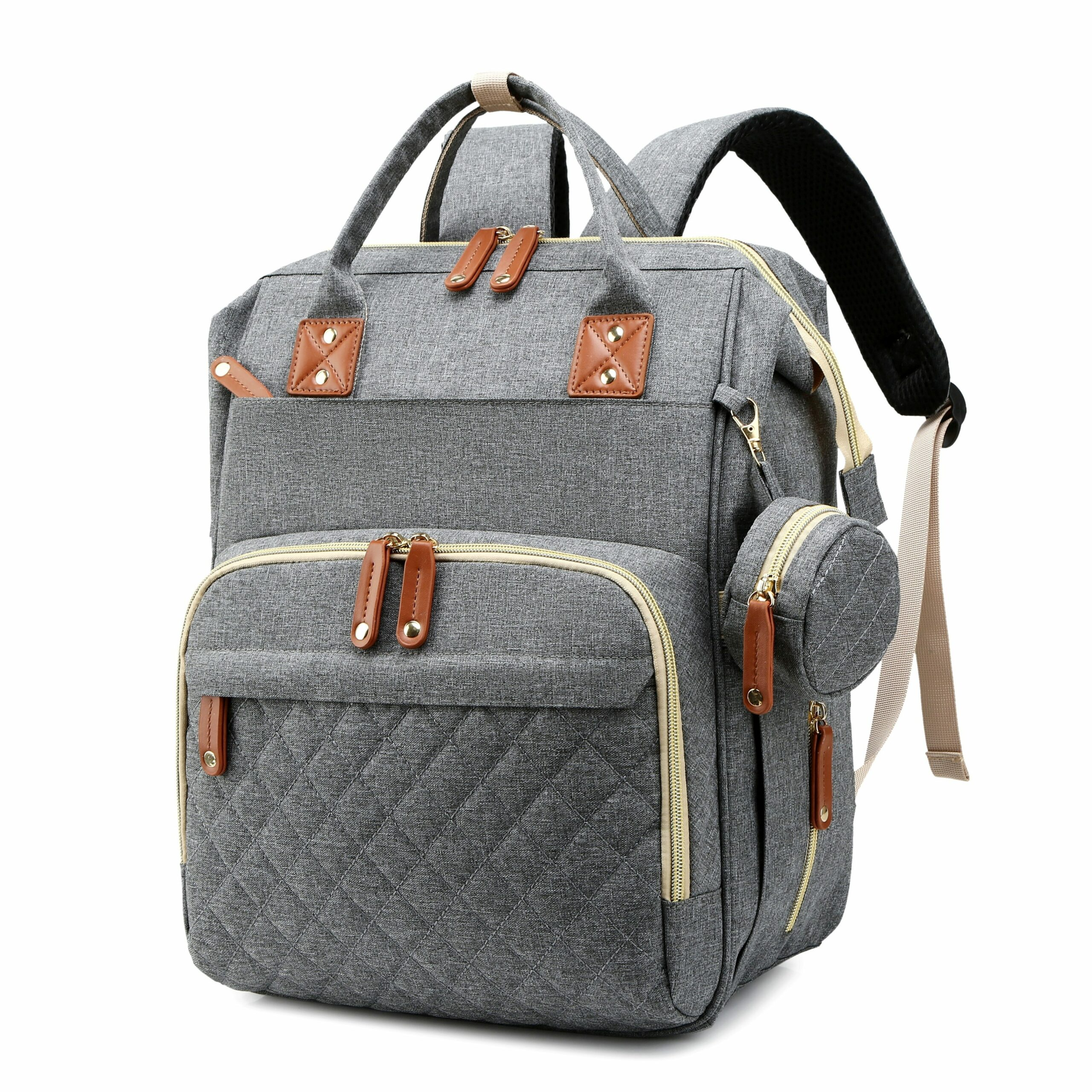 2-in-1-Baby-Wickelrucksack | Eingebautes Wickelbett
