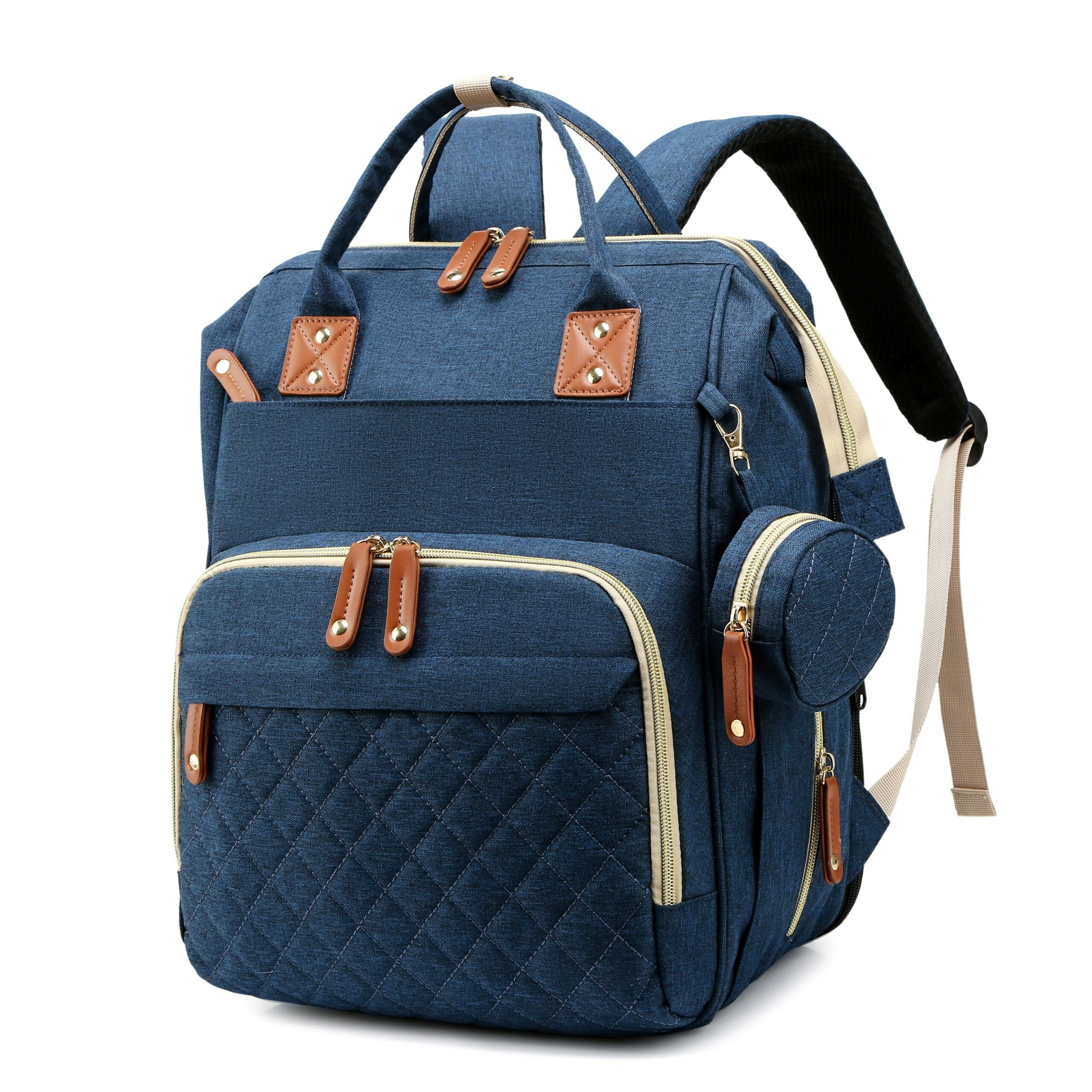 2-in-1-Baby-Wickelrucksack | Eingebautes Wickelbett
