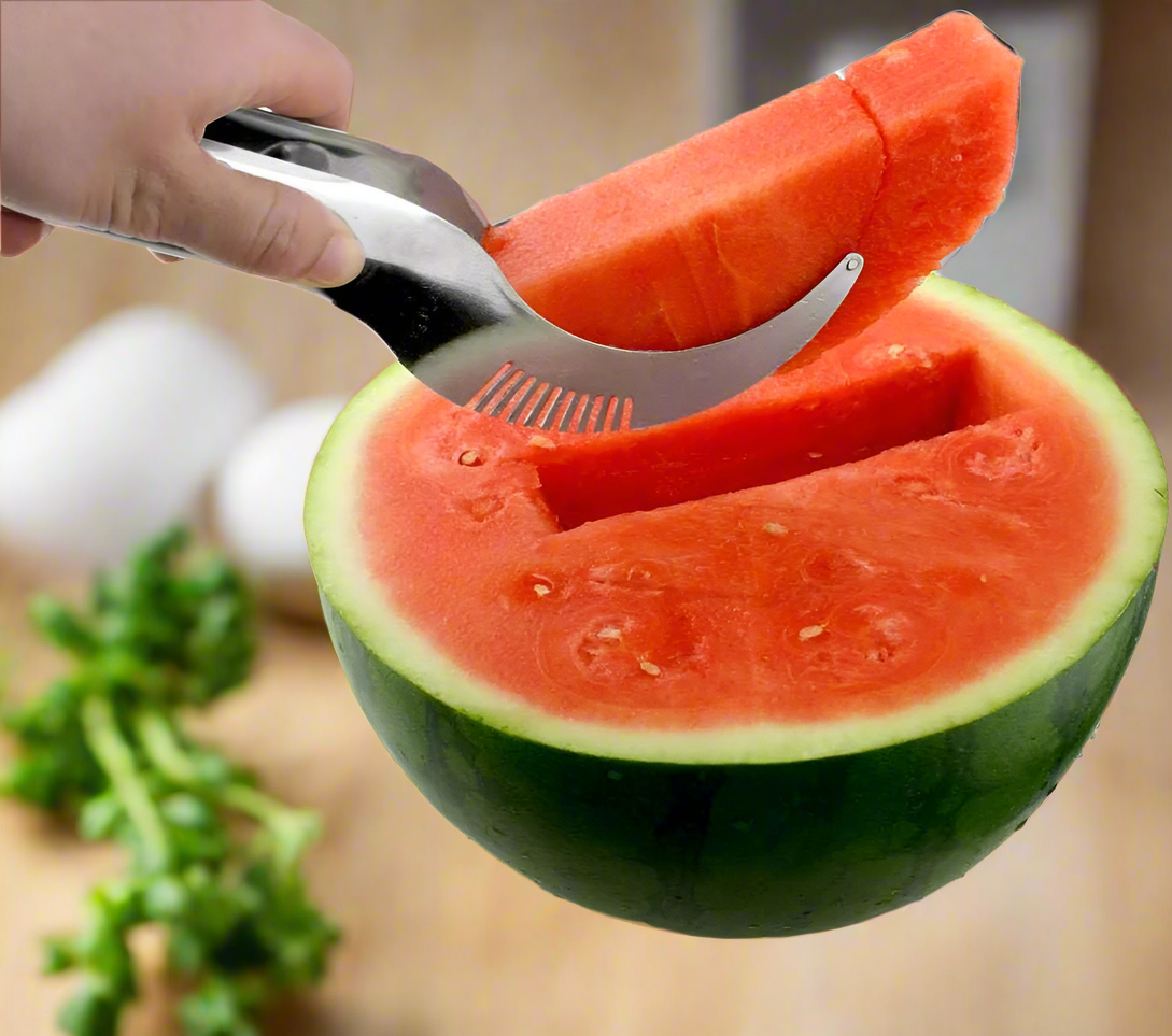 Wassermelonenschneider | Einfaches Schneiden von Obst - 1 + 1 Gratis!