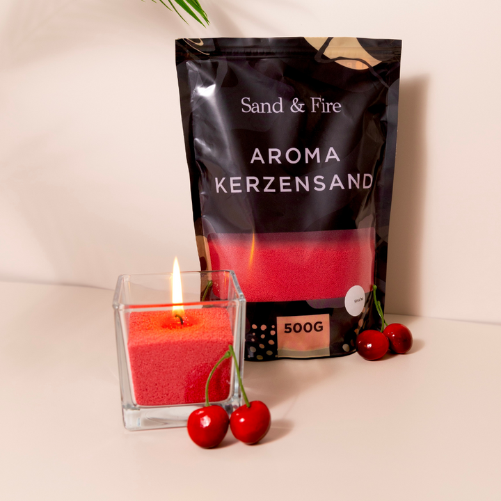 Goldene Aura Kerze Sand | Anpassbare Kerze Sand