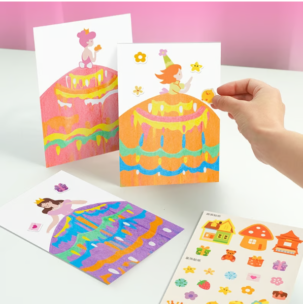 Kreative Kinder Rakel Malerei Kit | Mess-Free Kunst Spaß