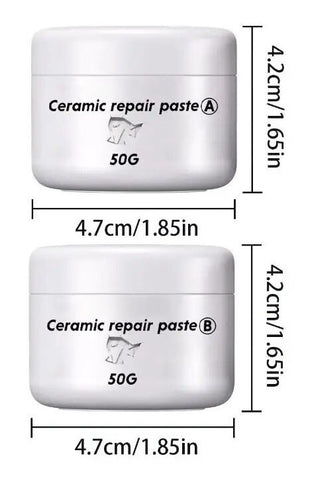 Keramik-Reparaturpaste | Schnelle und Einfache Reparatur von Fliesen - 1 + 1 Gratis!