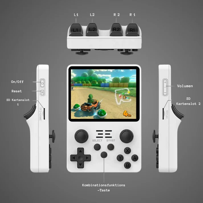 Retro-Gaming-Konsole | Tragbar, Leistungsfähig und Voller Nostalgie