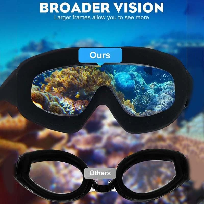 Wide View Anti-Fog Schwimmbrille | Klare & Komfortable Sicht