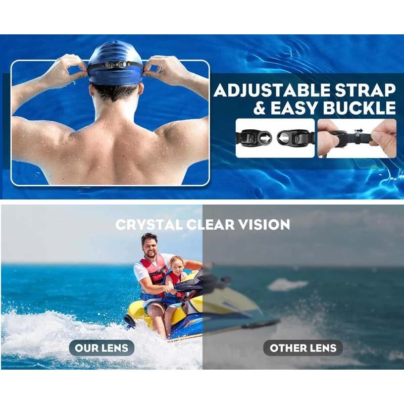 Wide View Anti-Fog Schwimmbrille | Klare & Komfortable Sicht