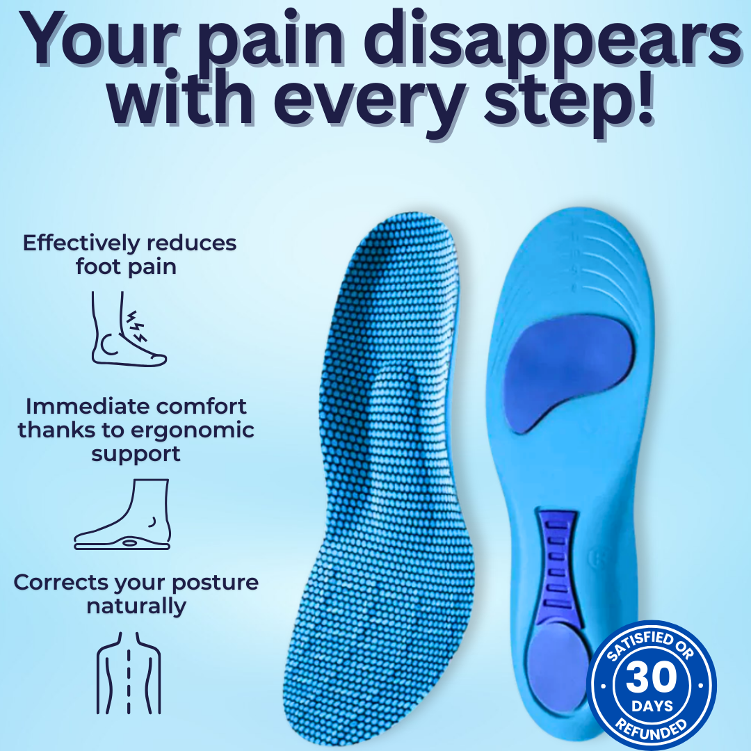 Fußeinlagen zur Schmerzlinderung | Hilft bei Plantarfasziitis & Neuropathie