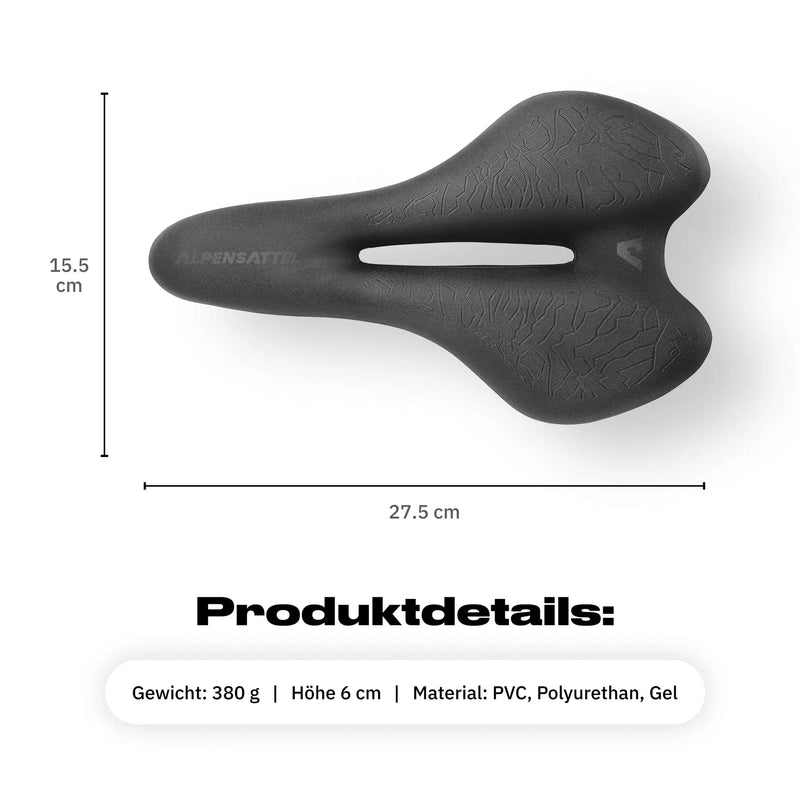 Ergonomischer Fahrradsattel | Keine Rücken- und Gesäßschmerzen mehr