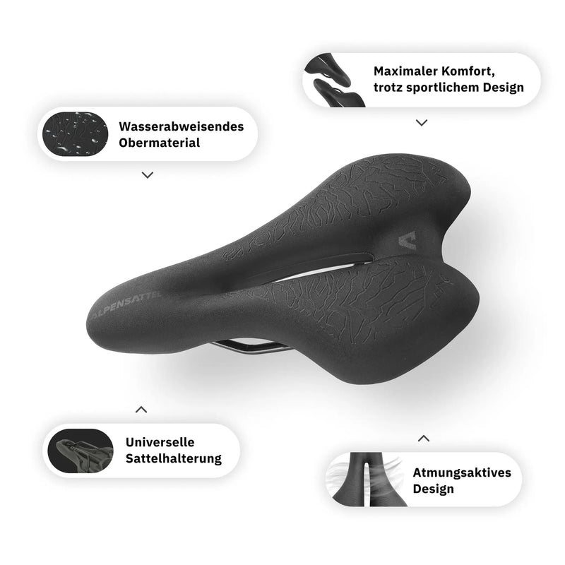 Ergonomischer Fahrradsattel | Keine Rücken- und Gesäßschmerzen mehr