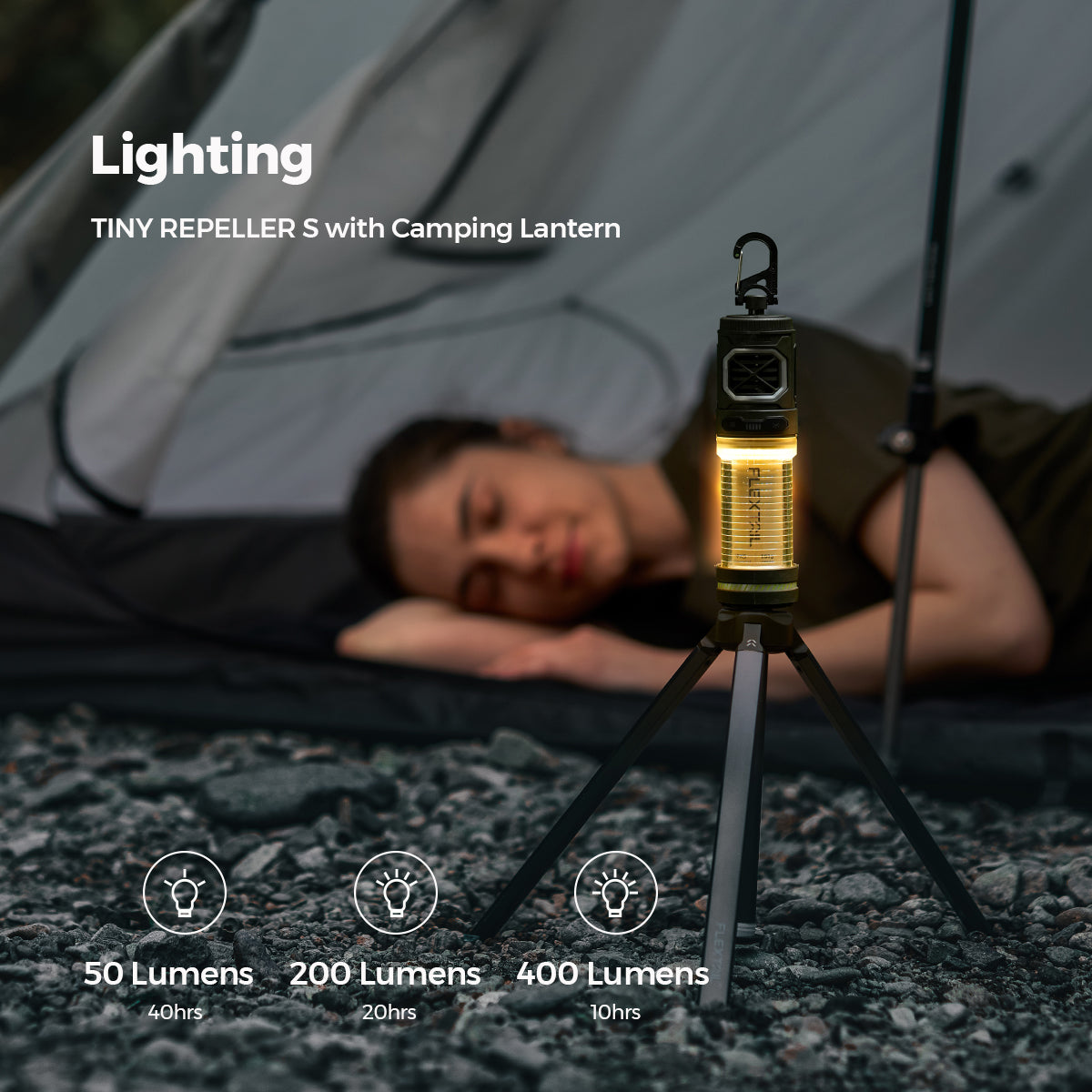 2-in-1 Mückenschutz & Licht | Intelligente Outdoor-Verteidigung