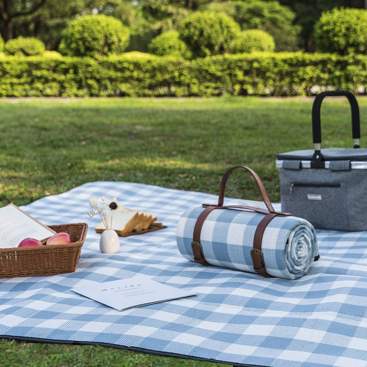 3-Lagen-Picknickmatte für den Außenbereich | Wasserdicht, Stilvoll und Leicht zu Transportieren