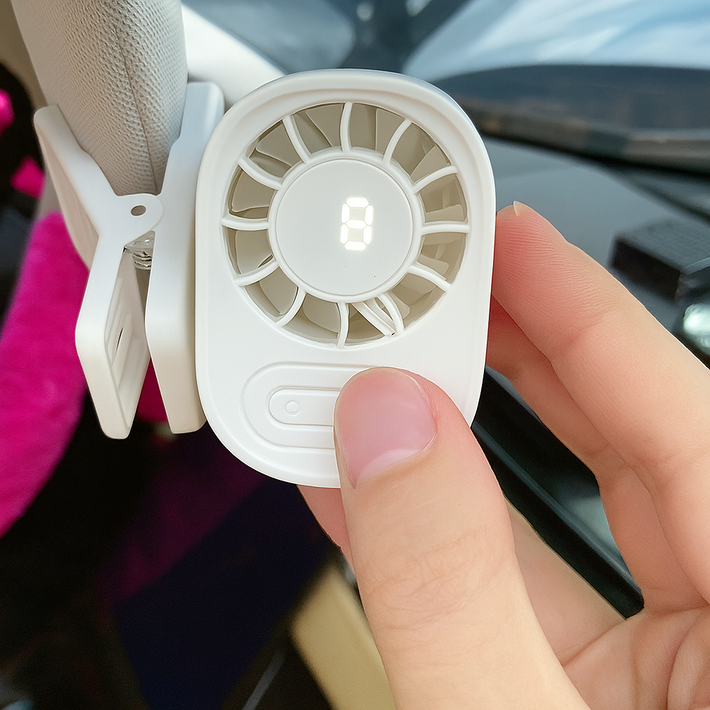 Turbo-Clip-Lüfter | Sofortige Clip-On-Kühlung für Dein Auto