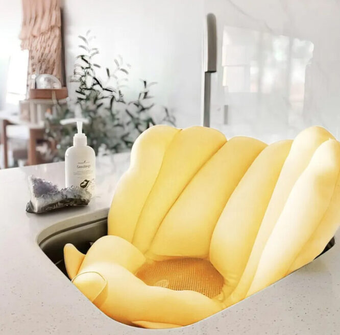 Cozy Bloom Waschbeckenbadewanne | Sanft, Sicher & Bequem