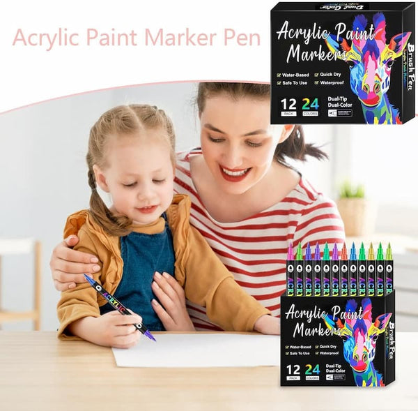 Acrylstifte mit Doppelspitze | Kräftig, Sicher & Einfach für Alle