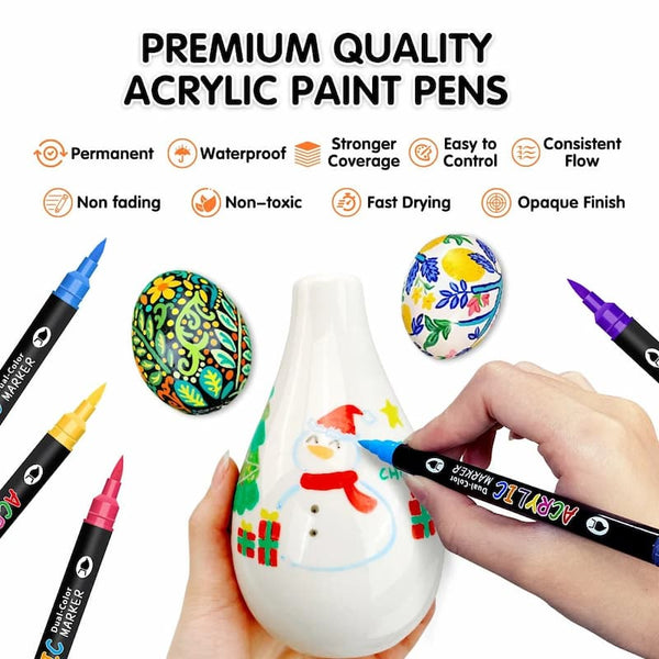 Acrylstifte mit Doppelspitze | Kräftig, Sicher & Einfach für Alle