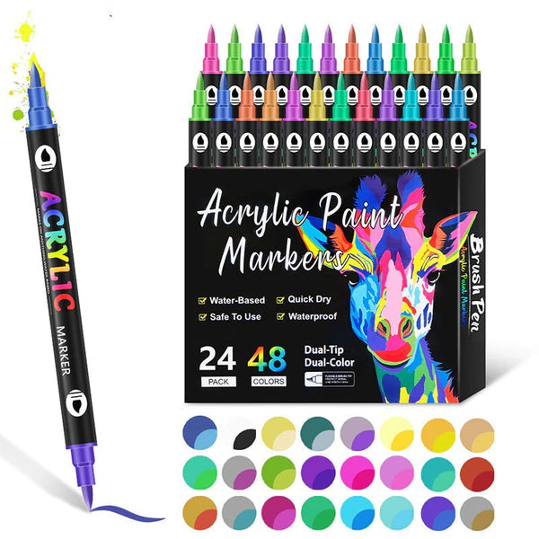 Acrylstifte mit Doppelspitze | Kräftig, Sicher & Einfach für Alle