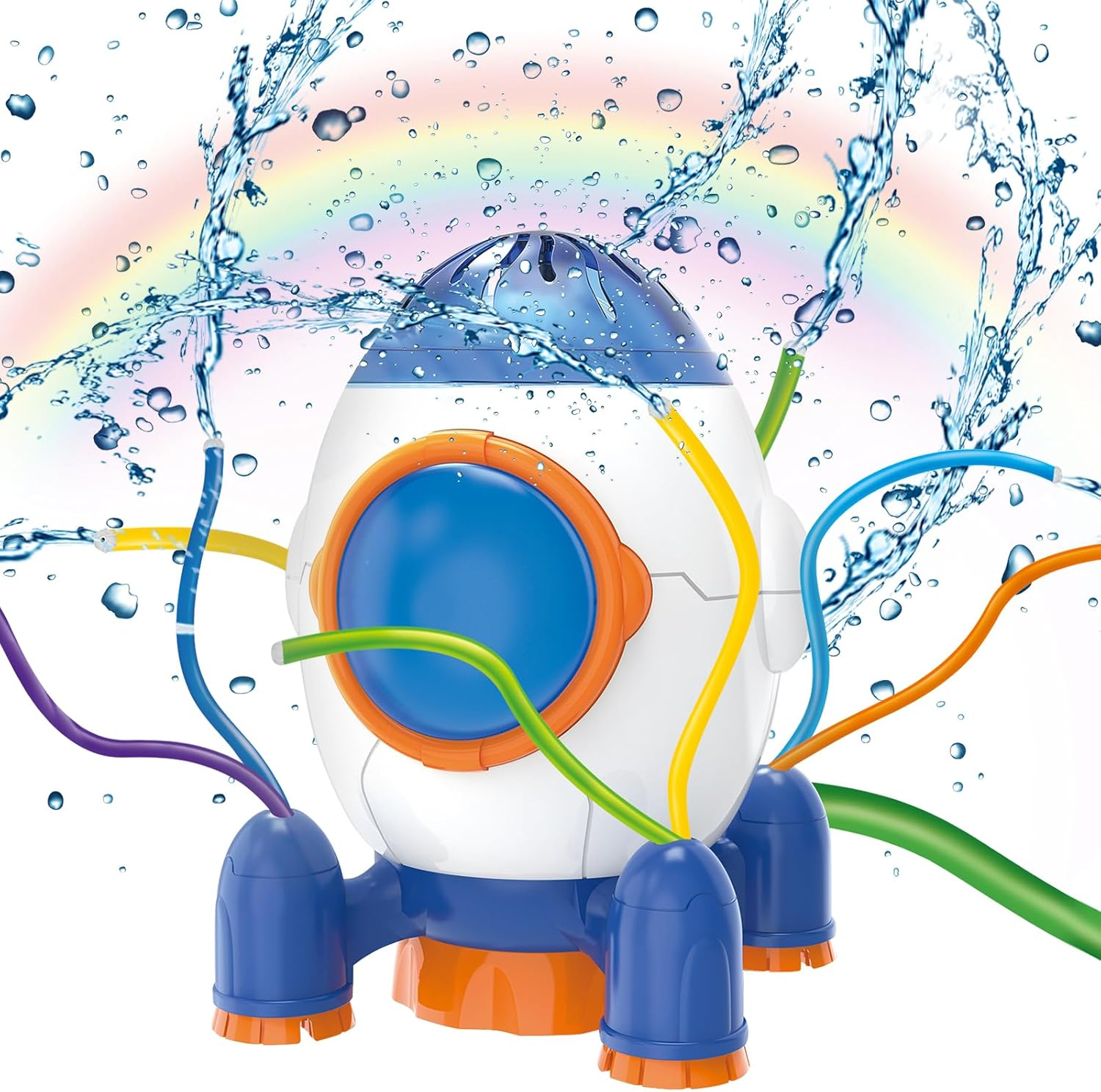 Raketen-Wassersprinkler | Sofortiger Sommerspaß für alle Altersgruppen - 1 + 1 GRATIS