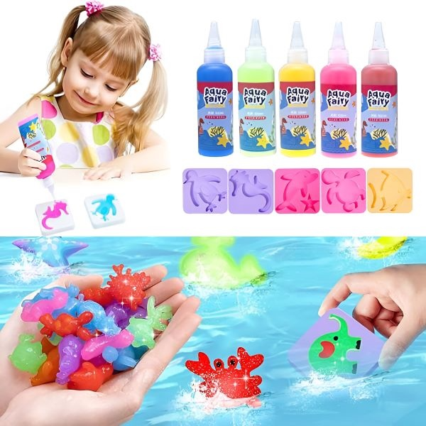 Kreatives Wasserspielzeug-Set | Beschäftigt Kinder – auf smarte Weise